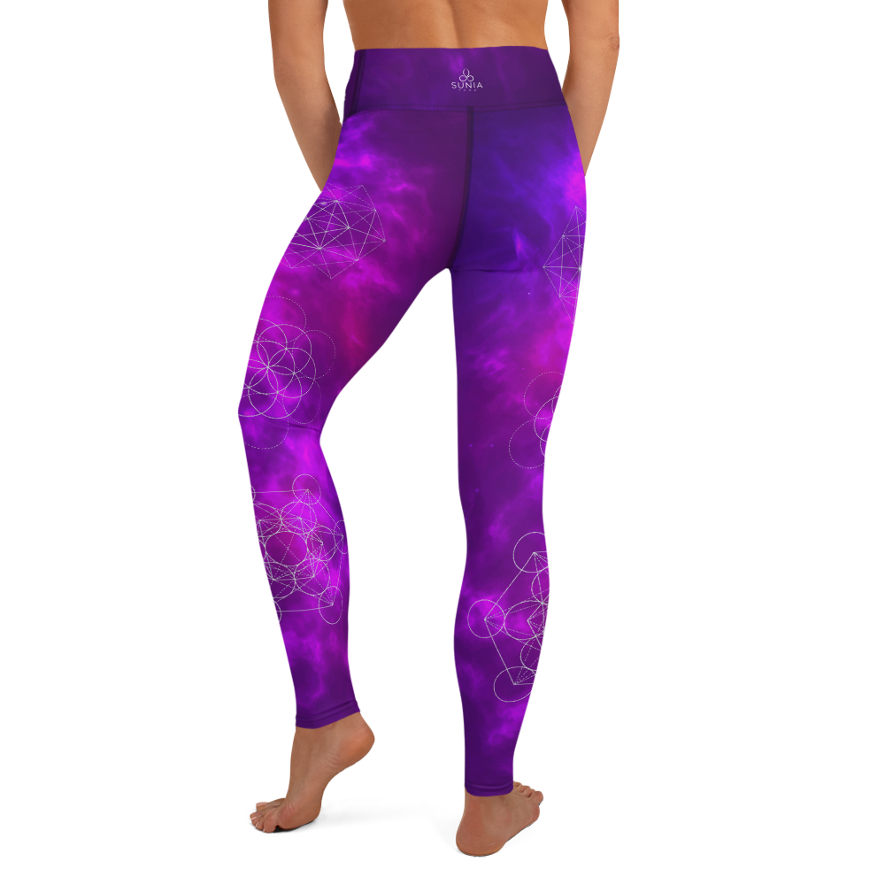 Purple Passion High Waist Womens Yoga Leggings
