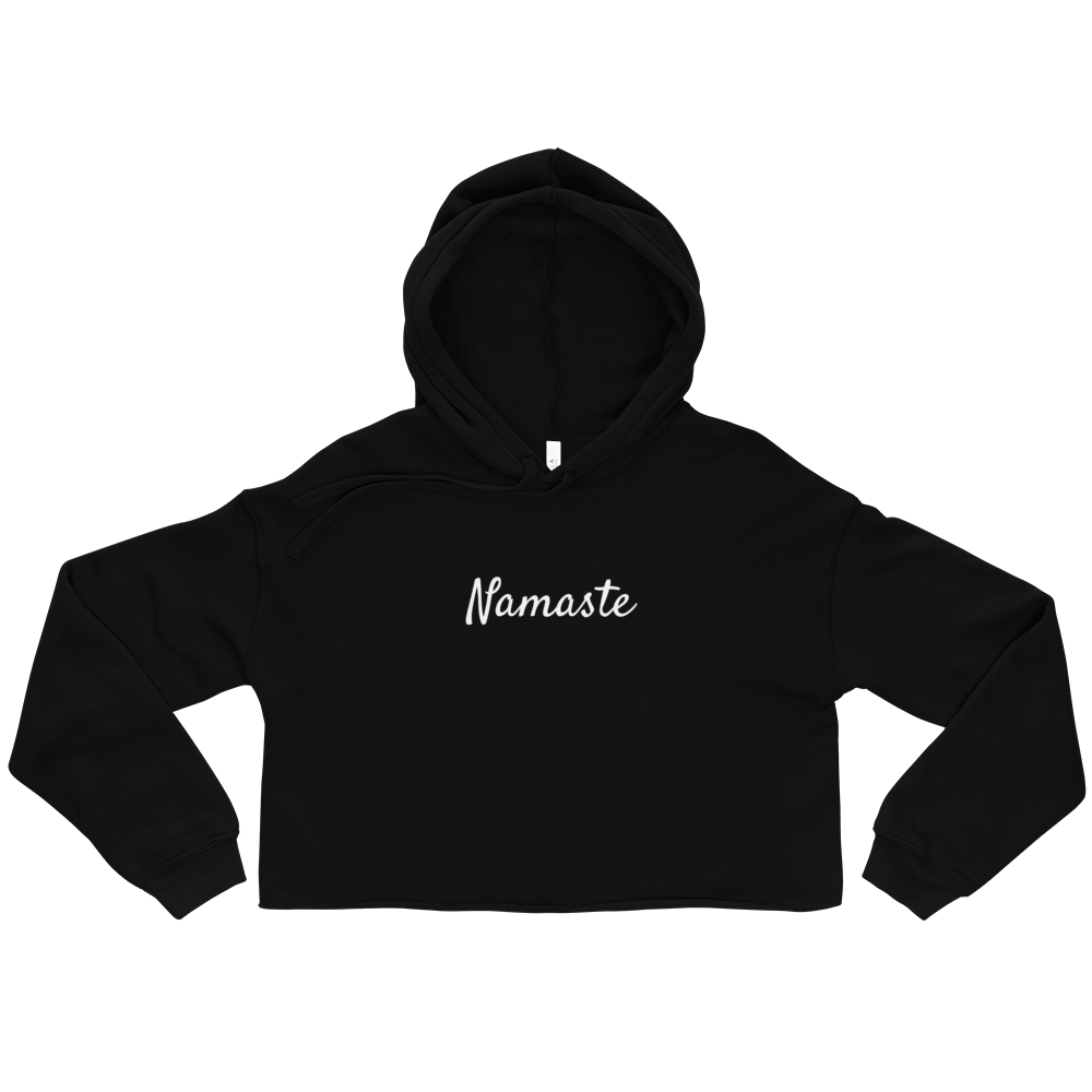 Namaste Crop Hoodie
