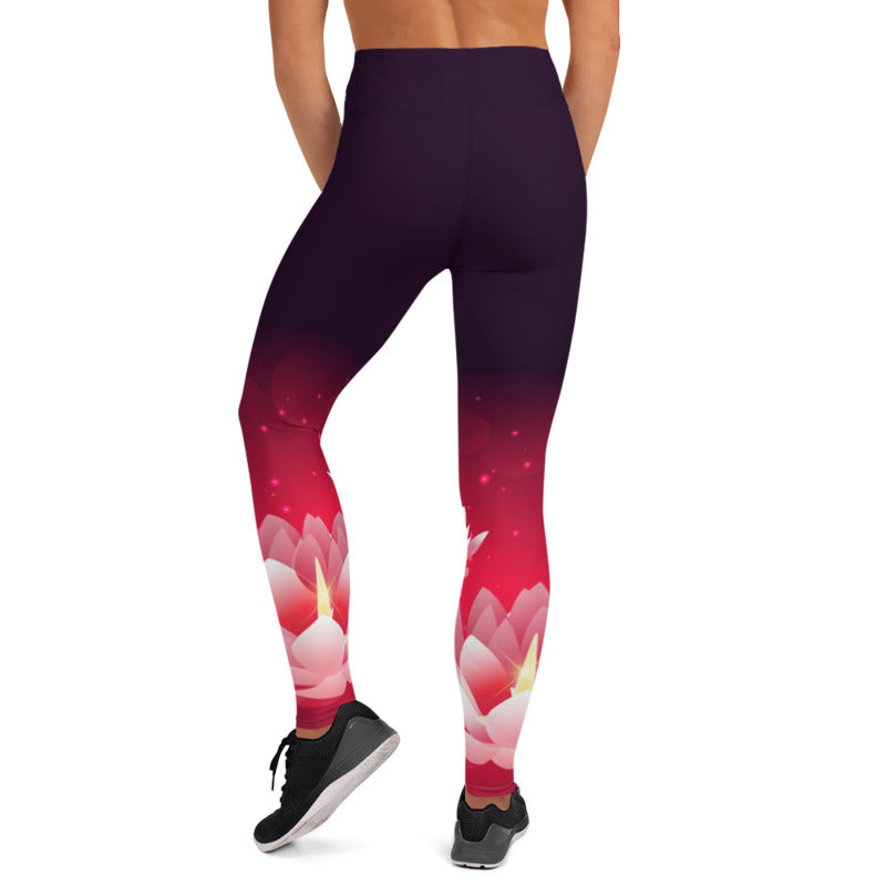 Lotus High Waist Womens Yoga Leggings