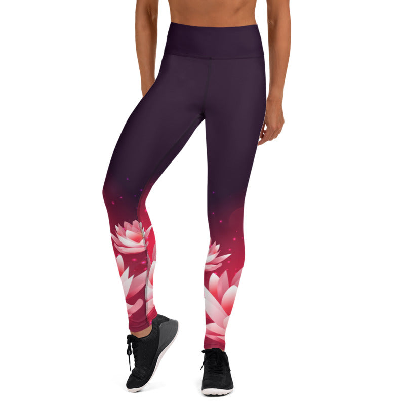 Lotus High Waist Womens Yoga Leggings