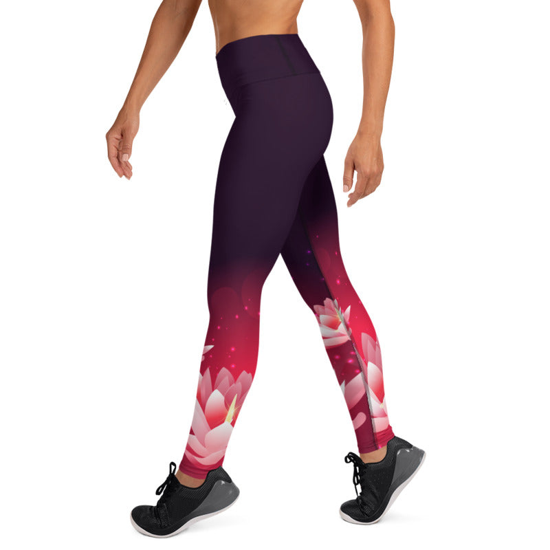 Lotus High Waist Womens Yoga Leggings