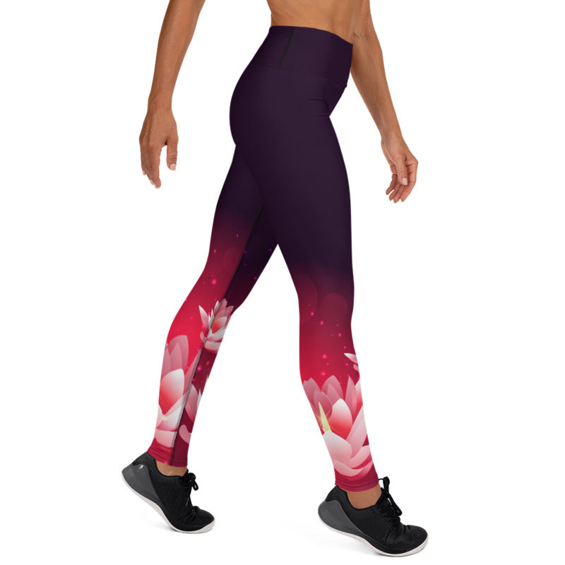 Lotus High Waist Womens Yoga Leggings