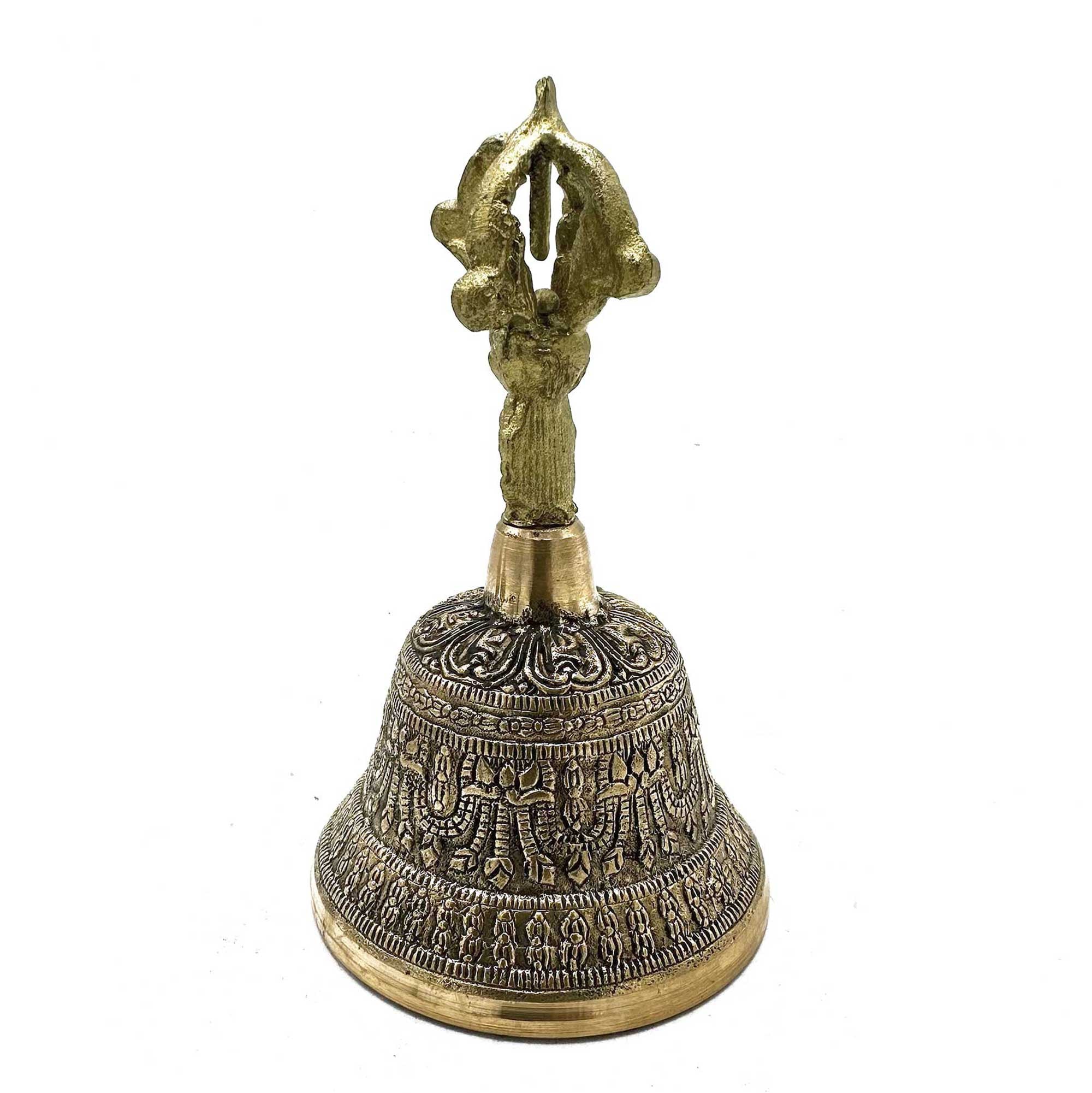 Large Tibetan Tingsha Bell - 3 x 5 inches
