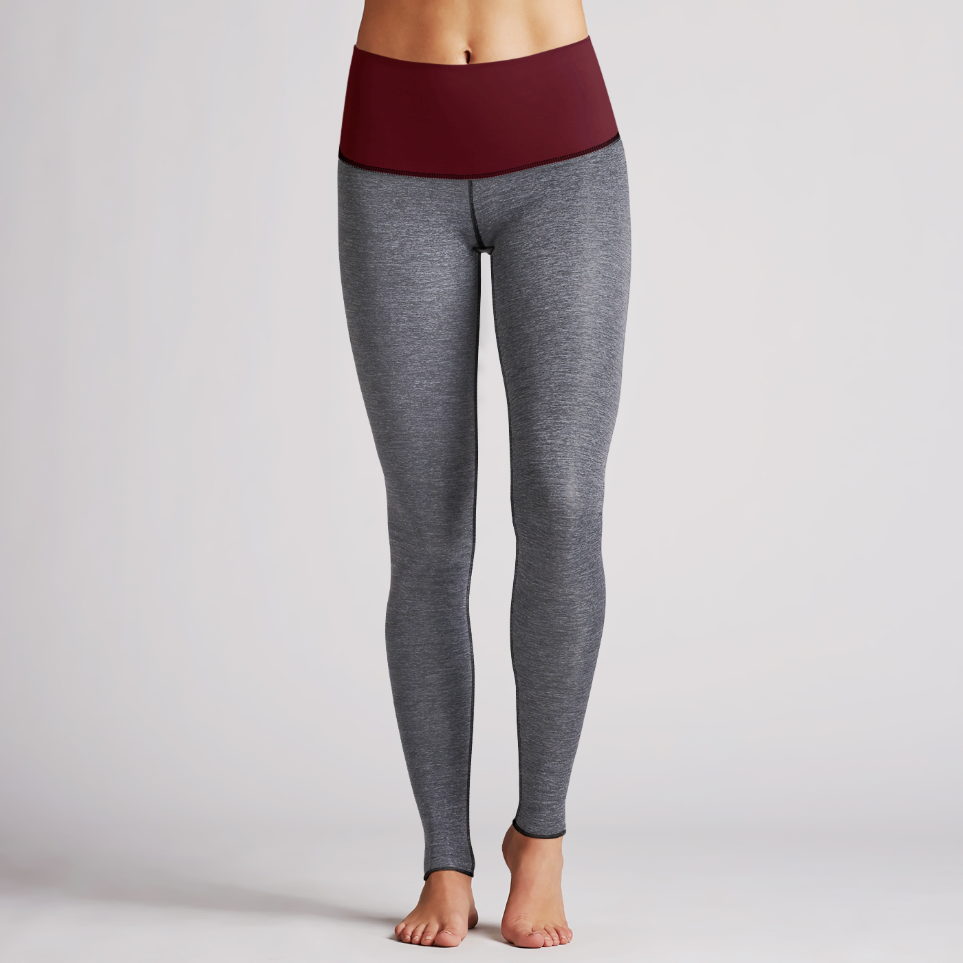 Solid Sandalwood High Waist Reversible Leggings – Sunia Yoga