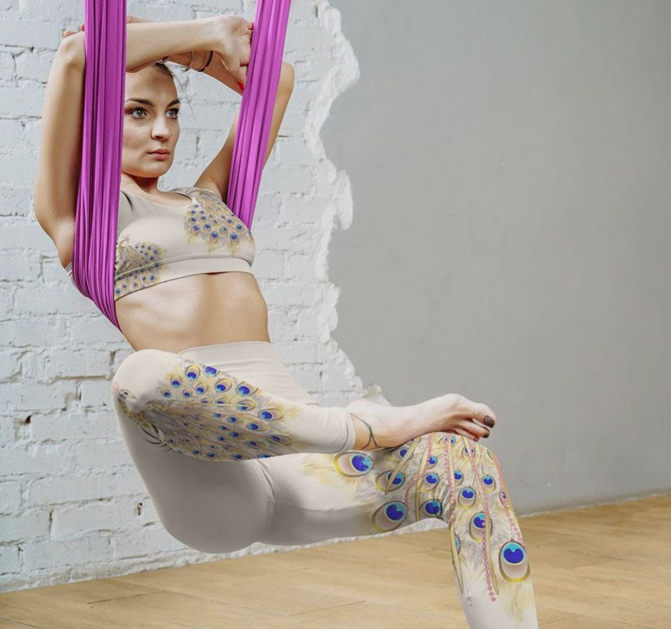 Peacock Leggings with Pockets – Sunia Yoga