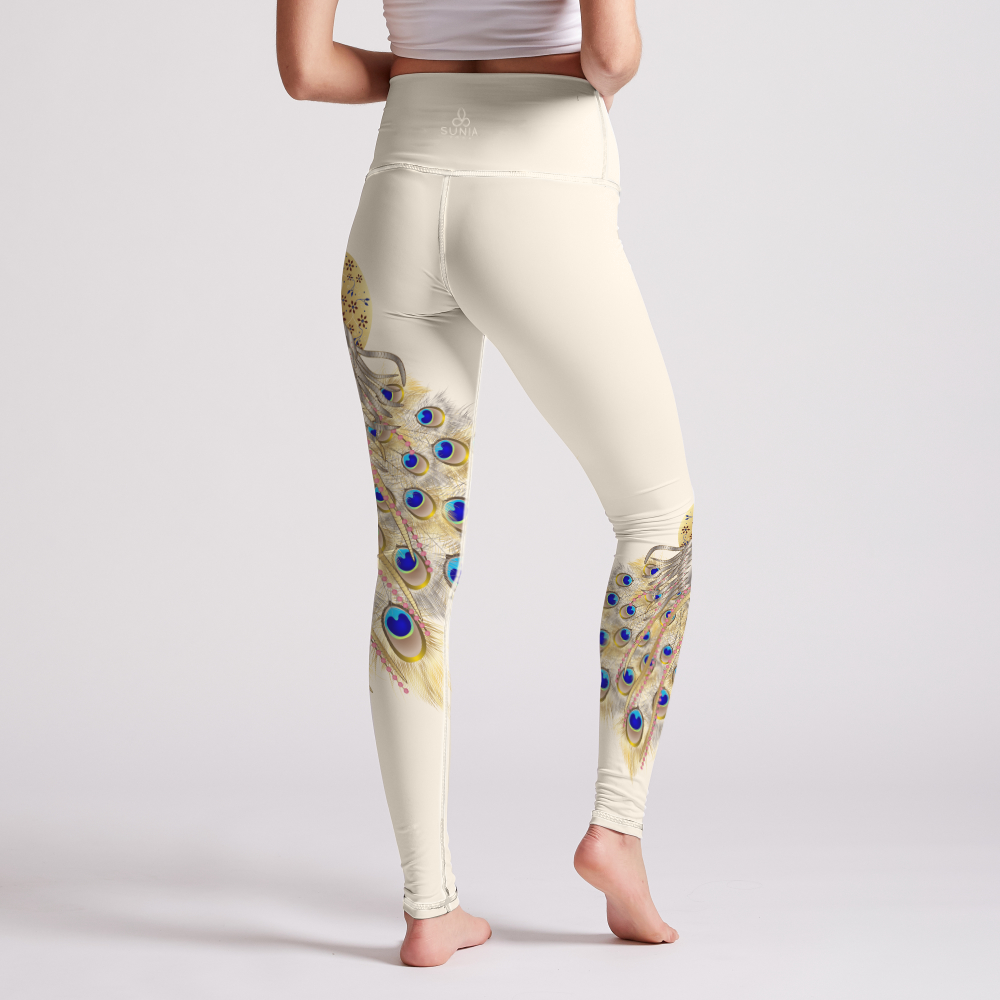 Sunia Yoga Gorgeous Gold Leggings with Pockets- Fitness Tights