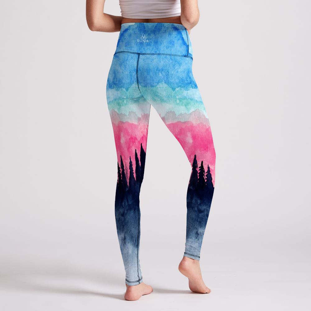 Eco Recycled Fabric Tada High Waist Womens Yoga Pants