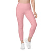 Light Pink Leggings With Pockets