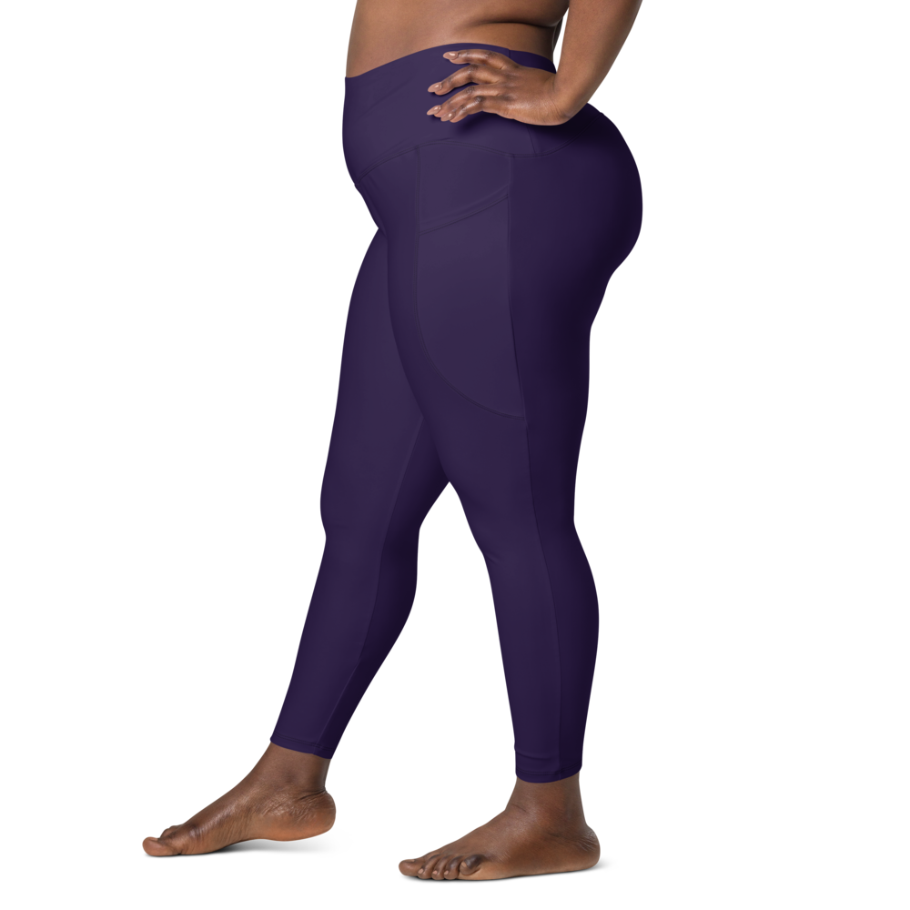 Solid Tolopea Leggings With Pockets