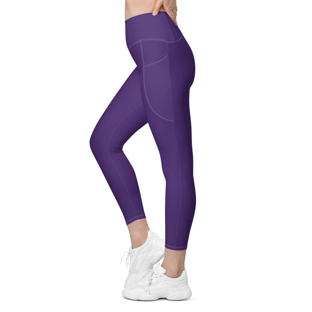 Dark purple 2025 yoga pants