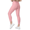 Light Pink Leggings With Pockets