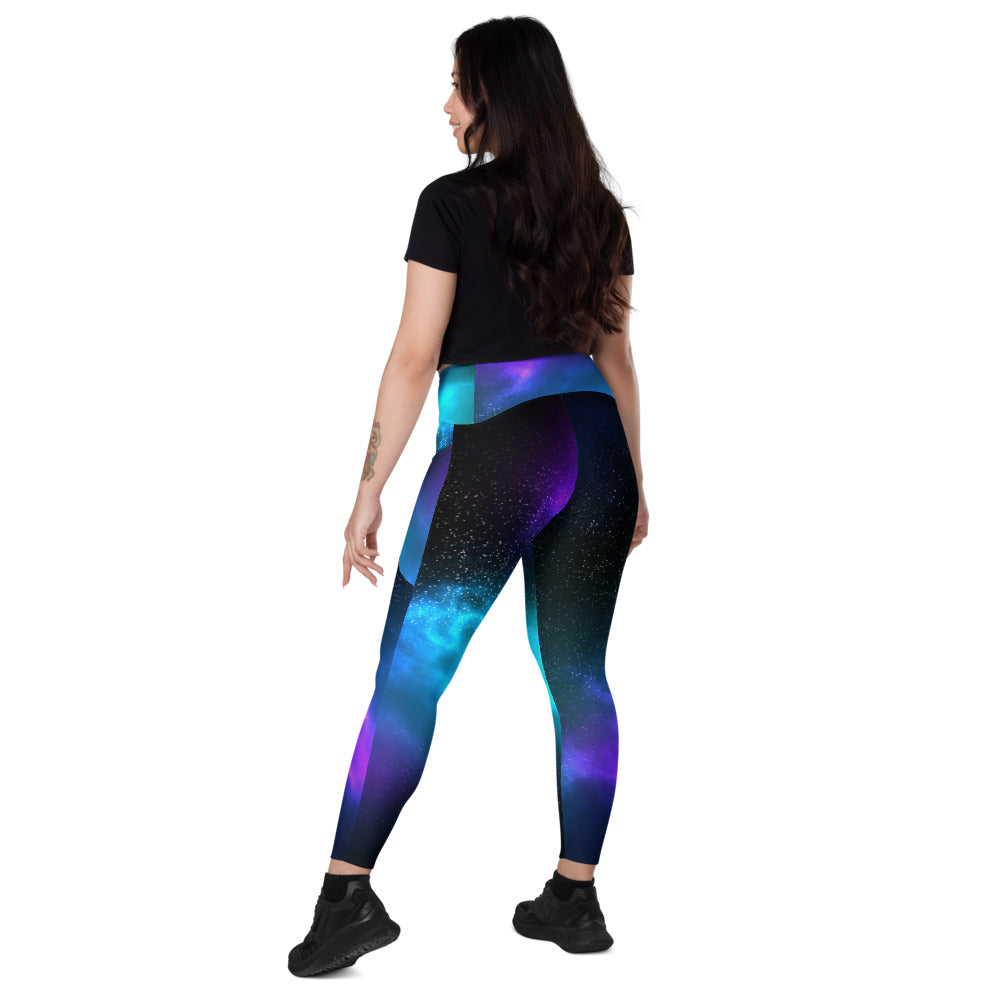 Cosmic Womens Leggings With Pockets