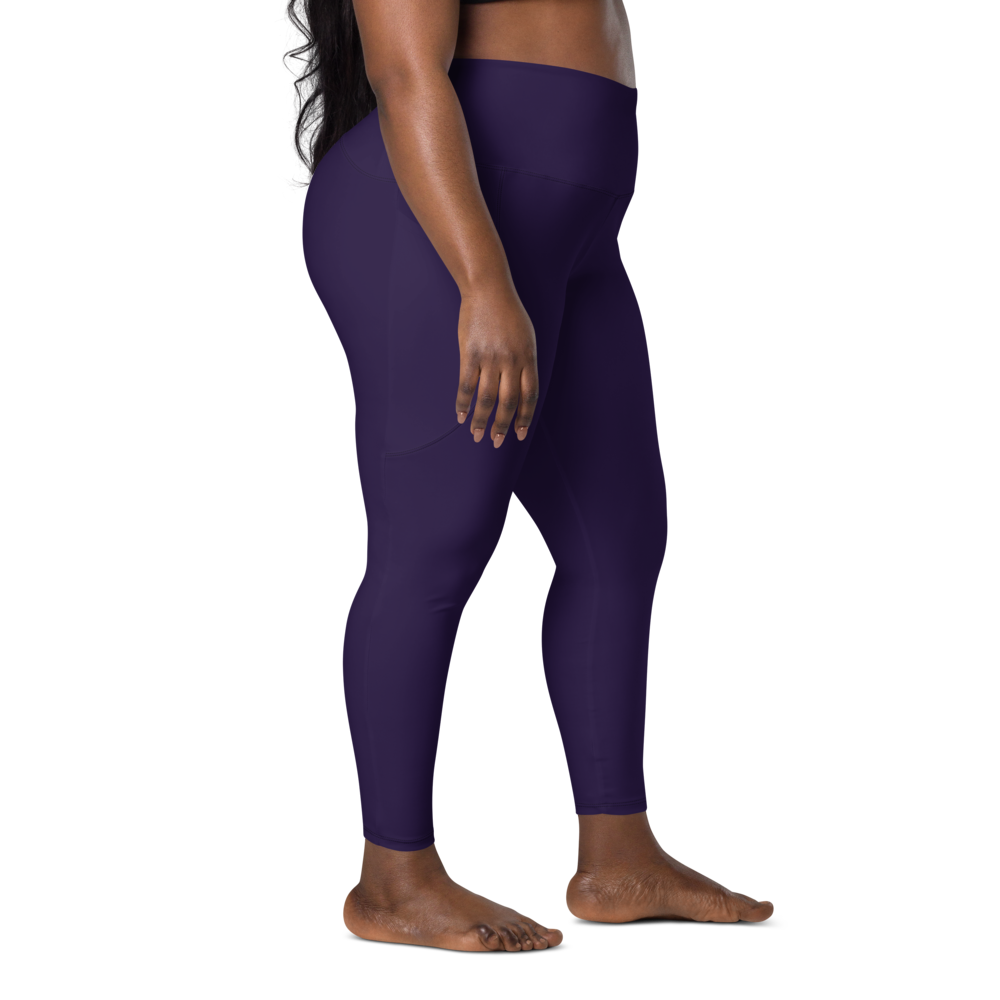 Solid Tolopea Leggings With Pockets
