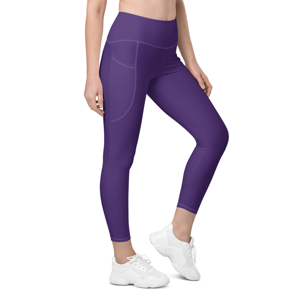 Pocket Yoga Leggings, Purple  Leggings, Yoga leggings, Soft pants