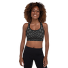 Crocodile Padded Sports Bra