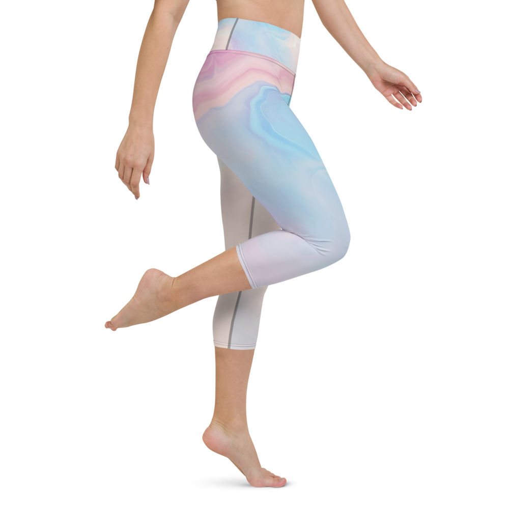 Reflection High Waist Yoga Capri Leggings