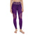Purple Gold Mandala High Waist Womens Yoga Leggings
