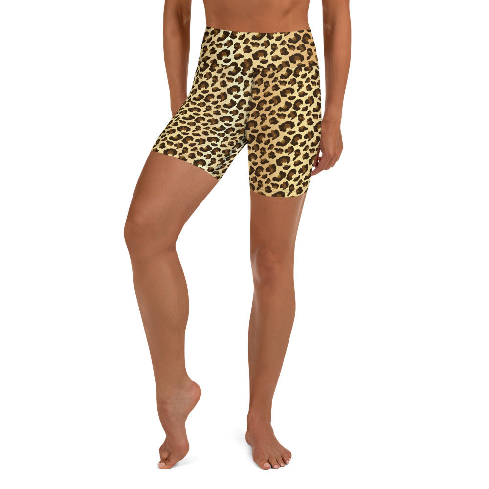 Jaguar High Waist Yoga Shorts