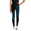 Blue Double Dragon Youth Leggings