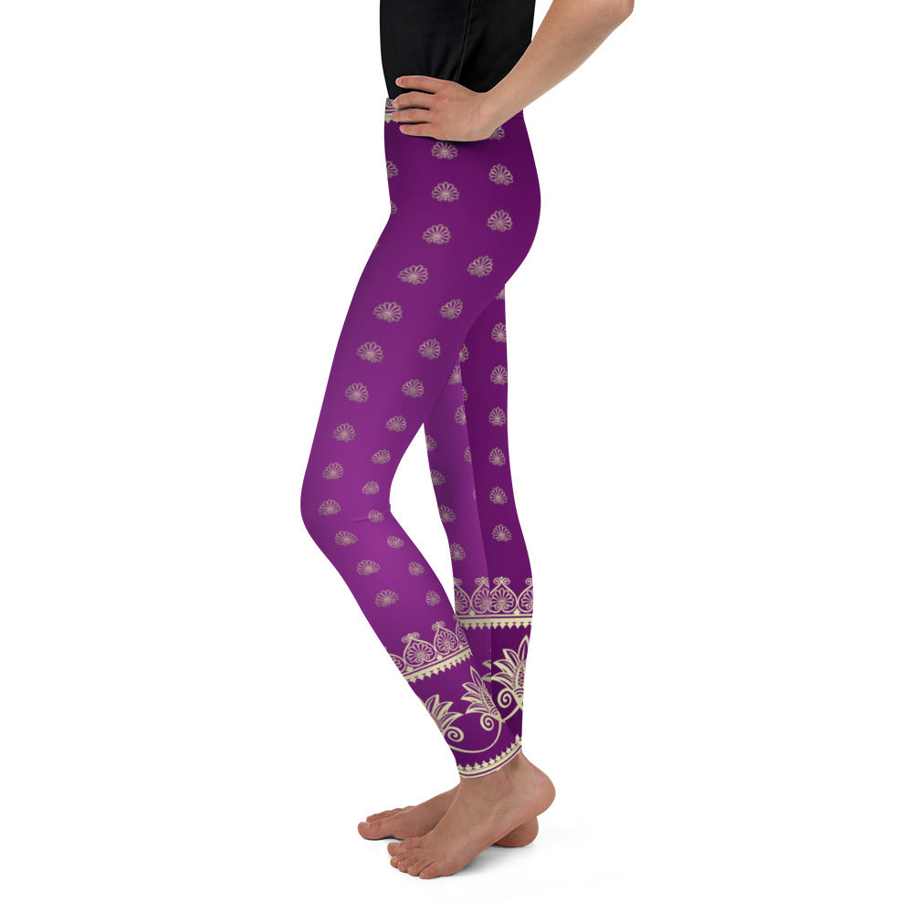 Purple Prana Youth Leggings