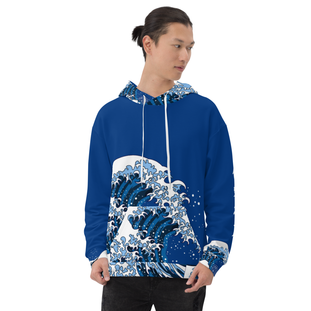 Japanese Waves Unisex Hoodie Sunia Yoga