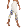 Peacock High Waist Womens Yoga Capri Leggings