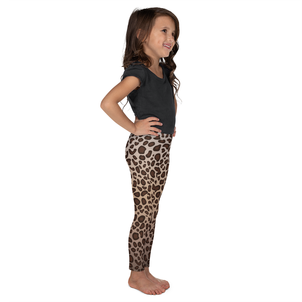 Leopard Print Leggings for Girls Sunia Yoga