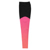 Pink Orange Gradient Sports Leggings