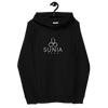 SuniaYoga Black Organic Eco Fitted Hoodie
